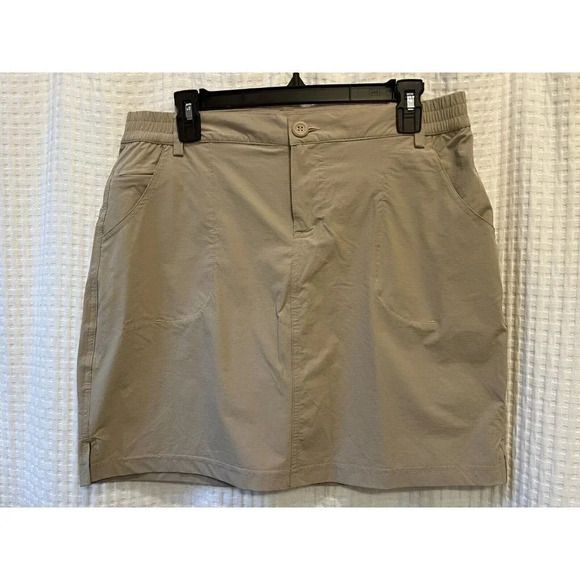 Willit Womens Skirt Medium KhakiBeige Performance Golf UPF 50 Sun Protection .A5 - Picture 1 of 6